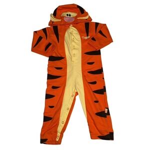 Vintage Winnie the Pooh Tigger 100‎ Acre Wood Collection hooded sleeper 90's